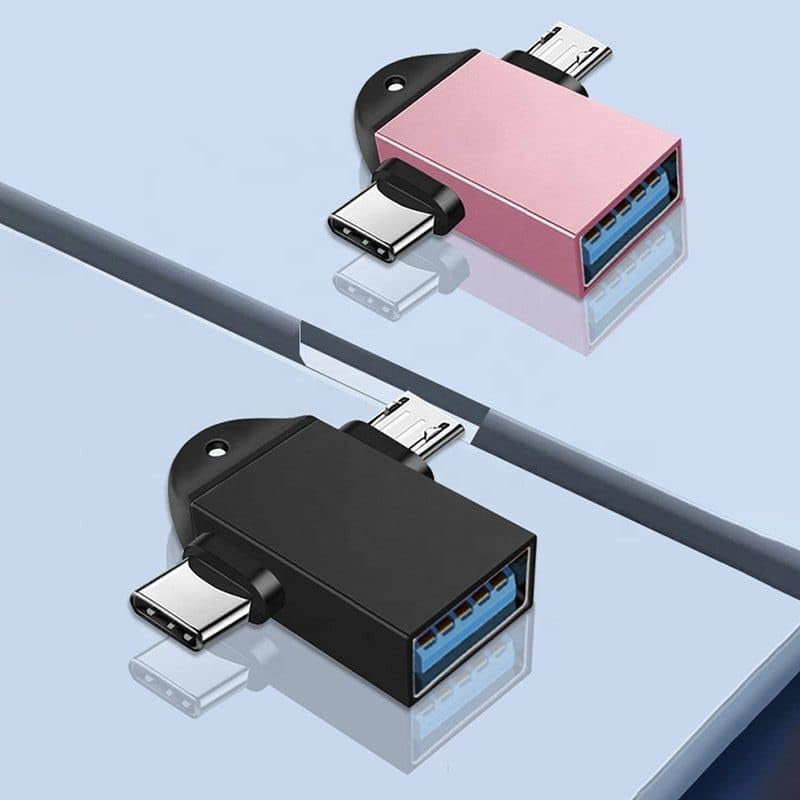 Duo Link 2-in-1 Metal OTG Adapter