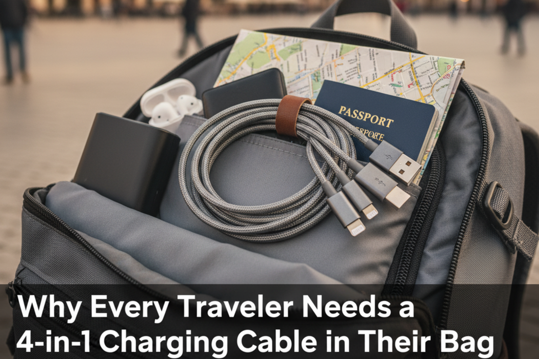 Why Every Traveler Needs a 4-in-1 Charging Cable in Their Bag