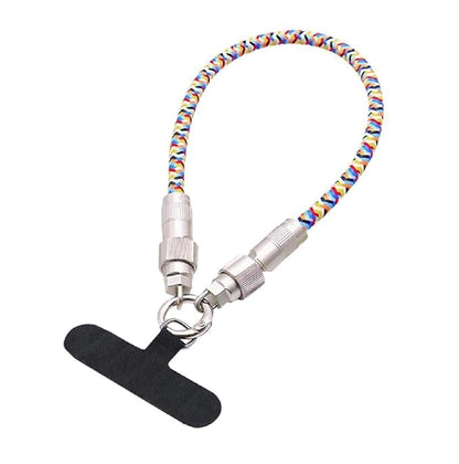 INBAE Loop USB-C phone lanyard 60W fast charging cable worn crossbody by Indian professional in office setting