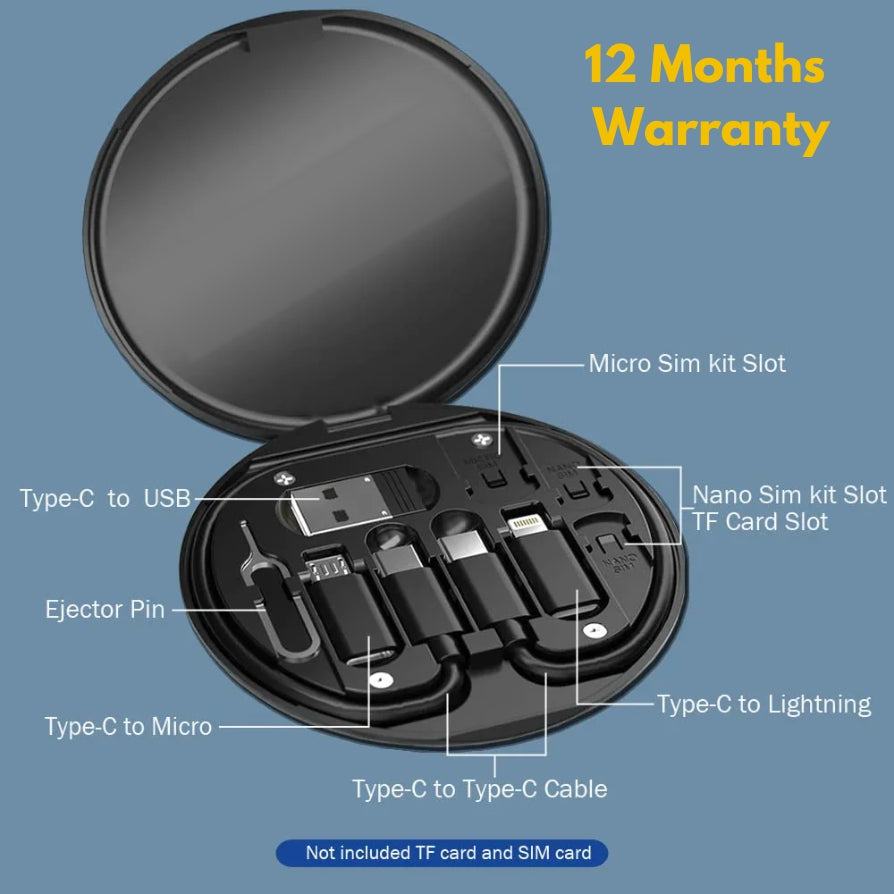 Stuff - All in One 60W Fast Charging Travel Set