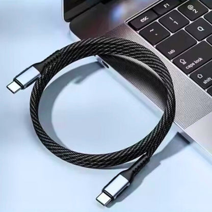 .USB‑C to USB‑C cable 100 W fast charge 1m – INBAE Batman premium braided accessory – supports laptop & phone