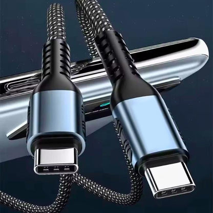 .Braided USB‑C cable 1 m INBAE Batman 100 W PD support for laptop & smartphone – ultra‑fast charge & data transfer