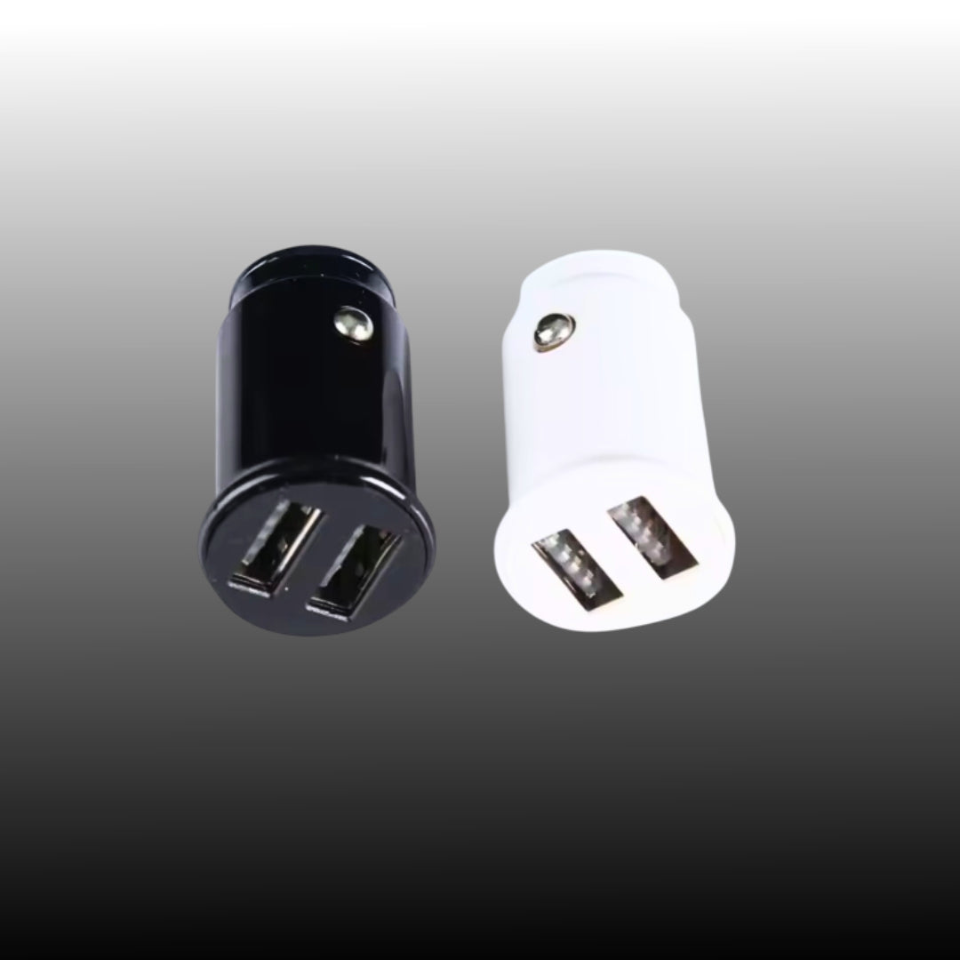 INBAE Cool Smart Car Charger 20W dual-port black for fast charging smartphones in car