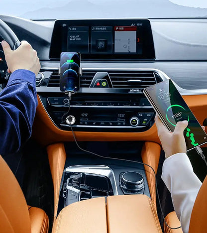 buy Cool 2.0 85W dual ports smart car charger online India black for iPhone 15 Samsung Galaxy