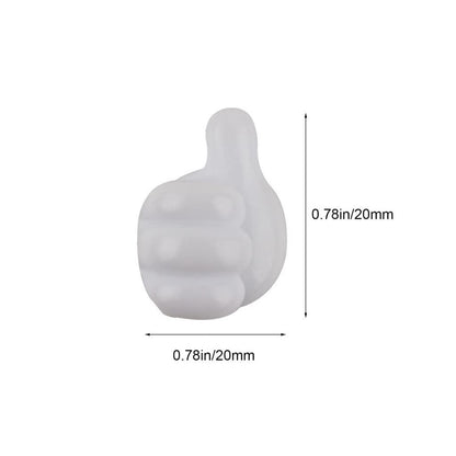 Pack of 2 cute cable holders with strong 3M adhesive – cable organiser accessory for home, office and travel gear at INBAE