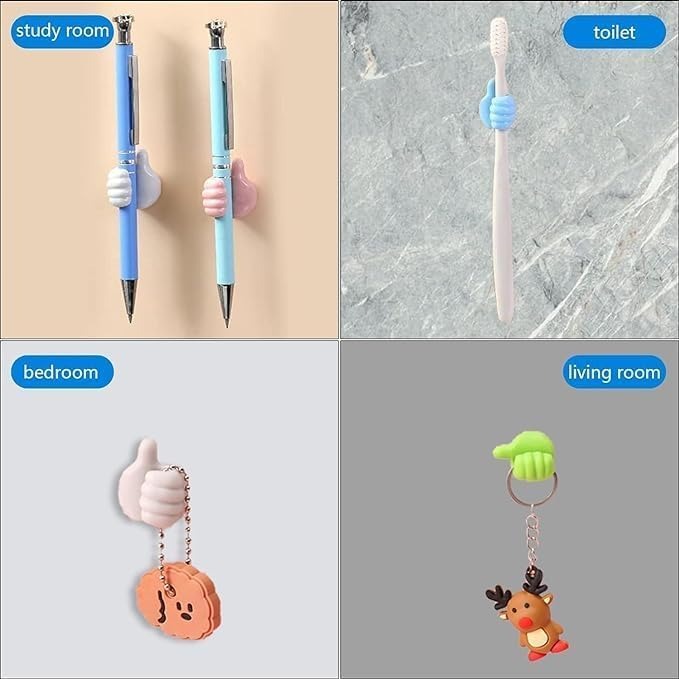 Cute desktop cable holder with 3M adhesive – ideal for desk, wall, car dashboard cable organising at INBAE