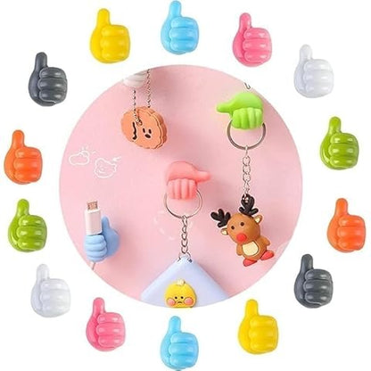 Wall-mounted cute cable organizer holders with 3M sticky backing,adhesive cable holders for home office and car dashboard at INBAE