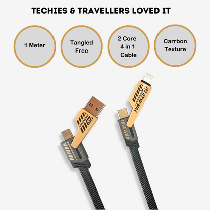 superfast charging cable with high-quality materials, this cable is built to last. The reinforced connectors and tangle-free design ensure longevity