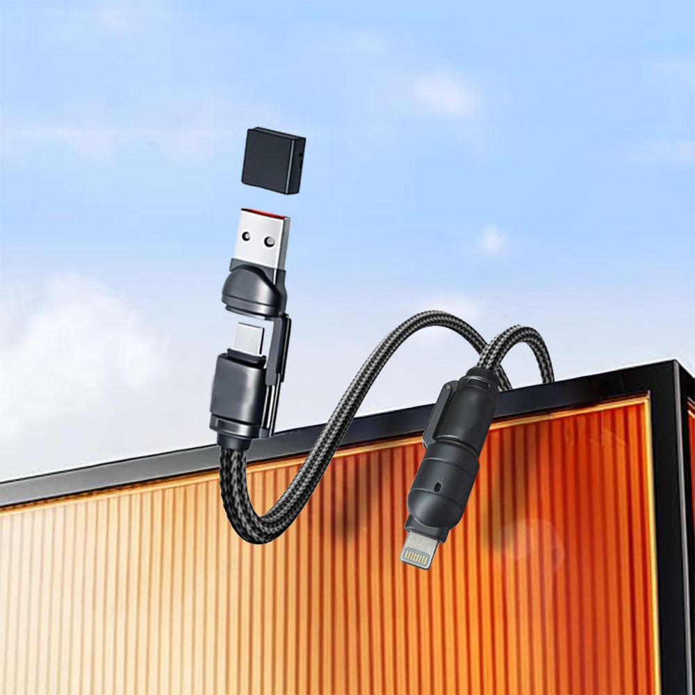 .INBAE Lasso 4-in-1 lanyard cable + phone holder combo – ultra-fast charging accessory for mobile devices