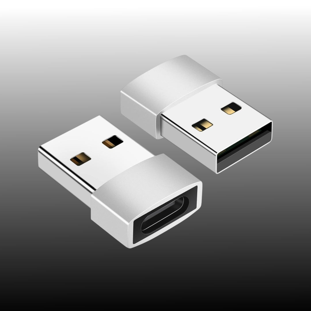 .INBAE Link USB-C female to USB 3.0 male adapter high-speed data transfer 5Gbps aluminium shell