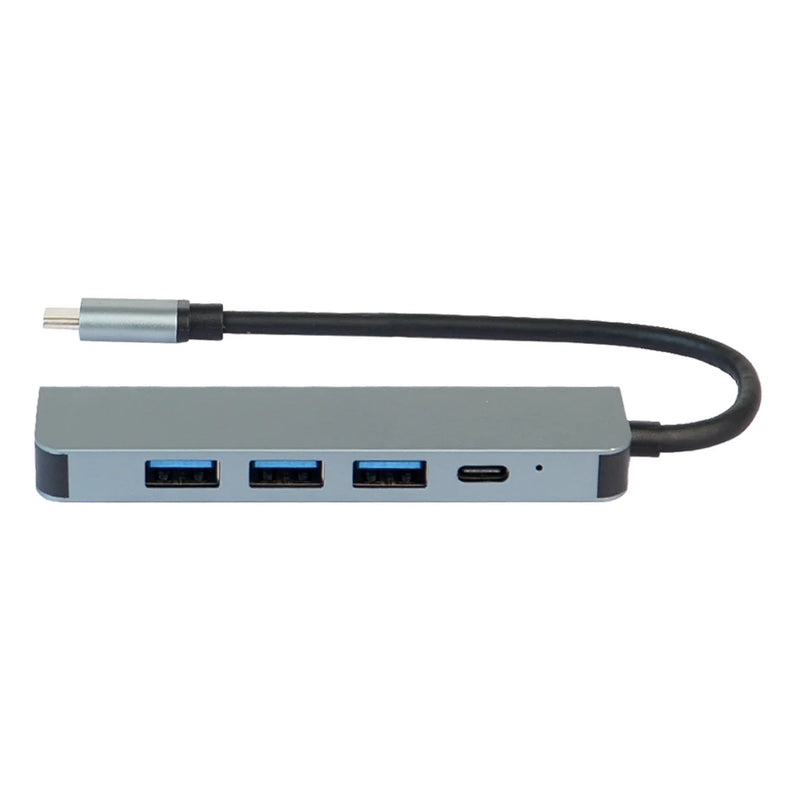 Military grade metal hub adapter 100W PD charger plus SD MicroSD card reader for laptops