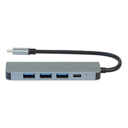 Military grade metal hub adapter 100W PD charger plus SD MicroSD card reader for laptops