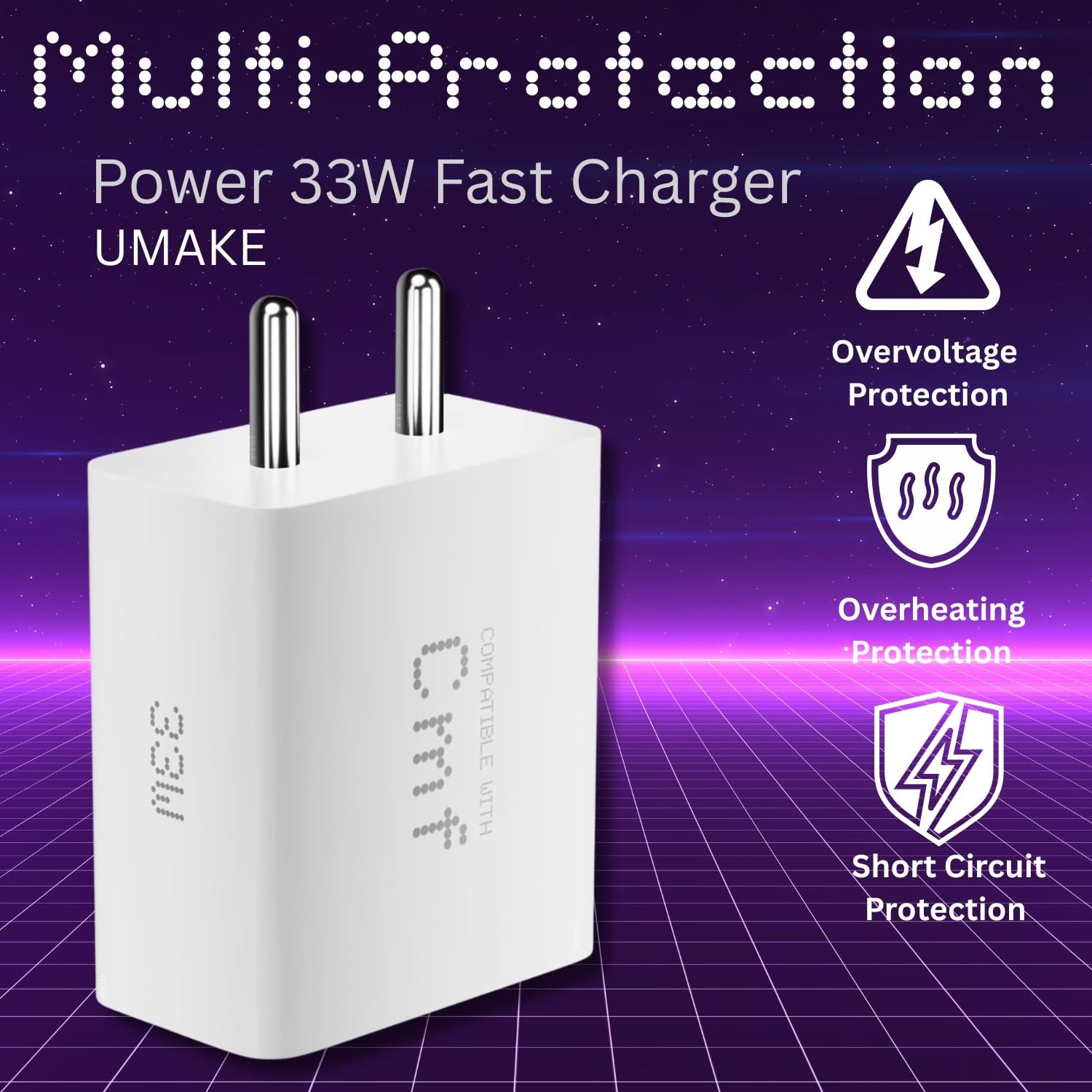 Nothing CMF 33W fast charger adapter dock minimal sleek design for home office use