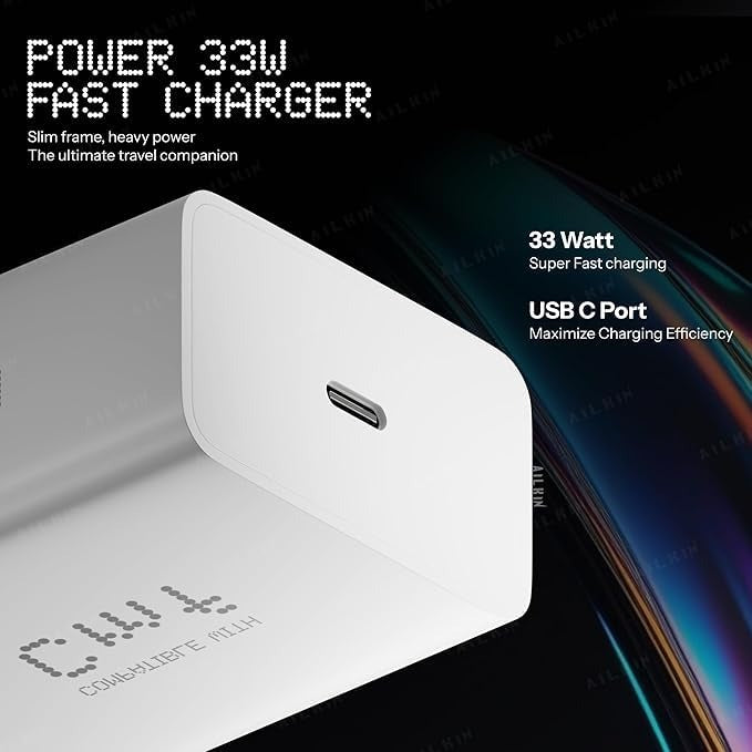 Nothing CMF 33W fast charger adapter dock PD 3.0 QC 3.0 with Type-C output