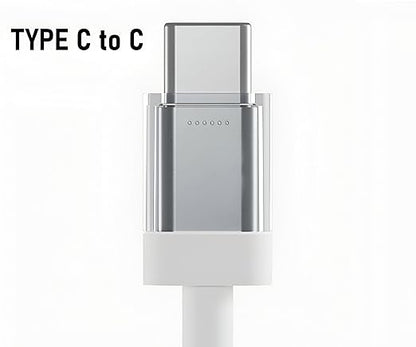 Nothing 65W USB-C C-to-C braided 1 m charging & sync cable universal white colour