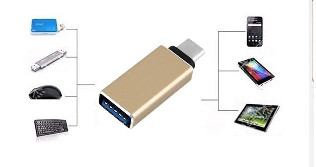 buy OTGO Type-C OTG metal adapter online India for USB-C smartphones tablets converters