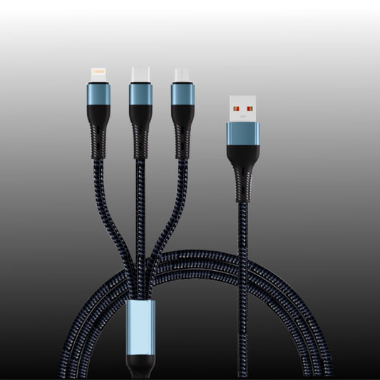 1.INBAE Object 3-in-1 fast charging cable with Lightning, USB-C and Micro-USB connectors – universal multi-device charger