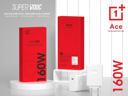 High-speed Type-C fast charging adapter for OnePlus phones with 160W SuperVOOC technology