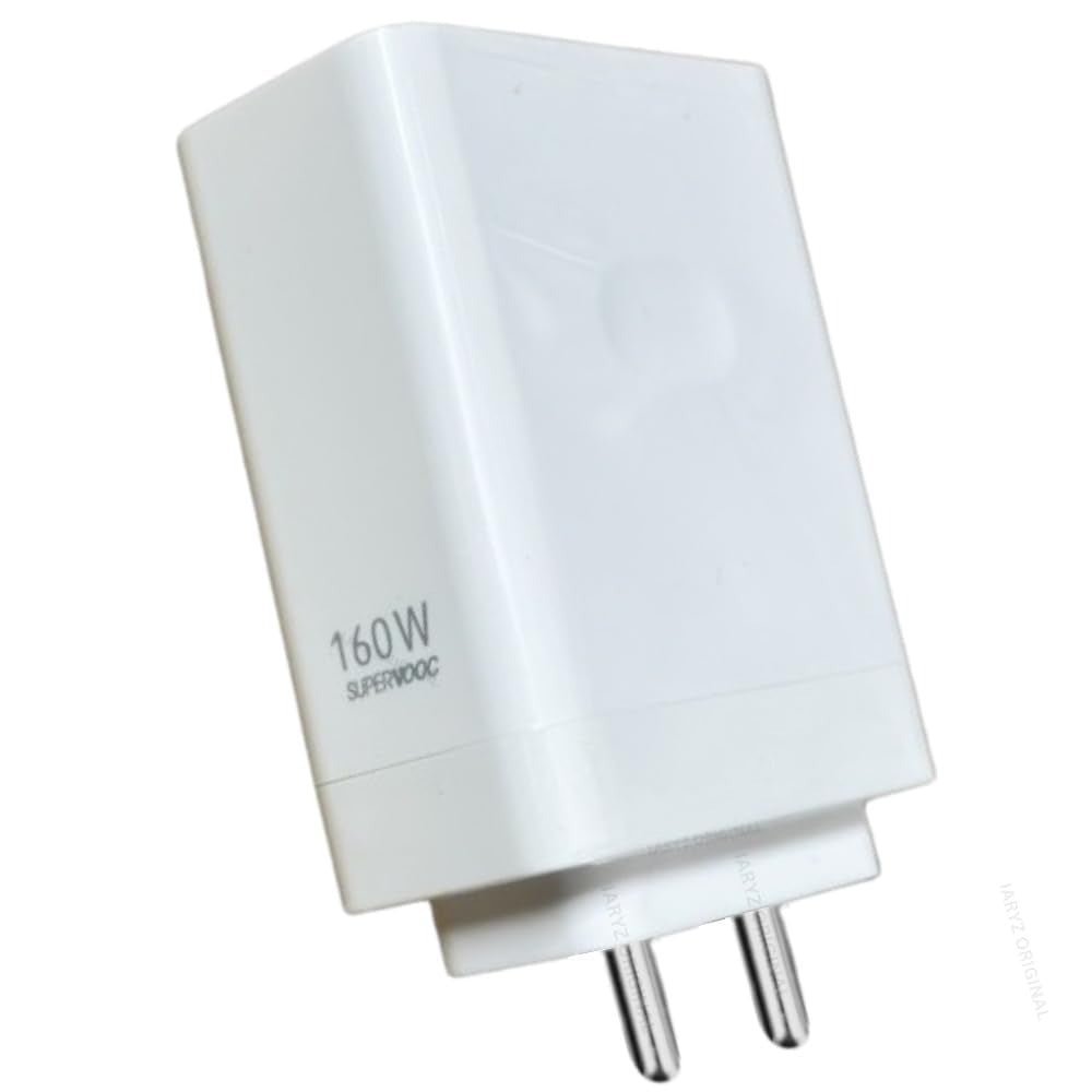 160W OnePlus SuperVOOC charger compatible with OnePlus 12, 11, 10 series for rapid charging