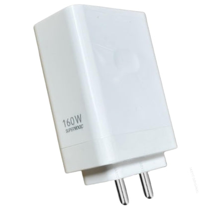 160W OnePlus SuperVOOC charger compatible with OnePlus 12, 11, 10 series for rapid charging