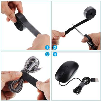 Heavy-duty velcro stretch tape for cable organiser – hook & loop fastener tape wide widths 10 mm-180 mm – shop at INBAE