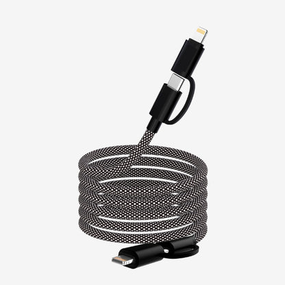Magnetic 4-in-1 fast-charging cable INBAE universal for smartphones tablets laptops
 